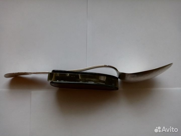 Столовая ложка 1847 г. Серебро 84 пробы (ак) (А-К)