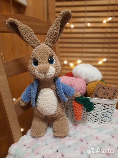 Кролик Питер / Вязаные игрушки / Ручная работа