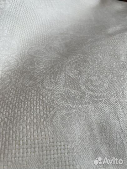 Скатерти льняные жаккардовые СССР