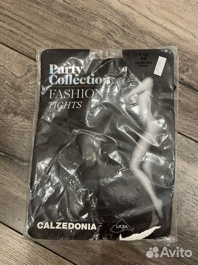 Колготки calzedonia сетка со стразами
