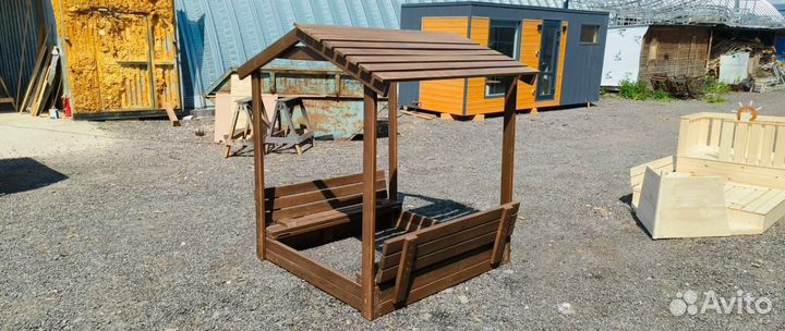 Детская песочница игровая 120х120