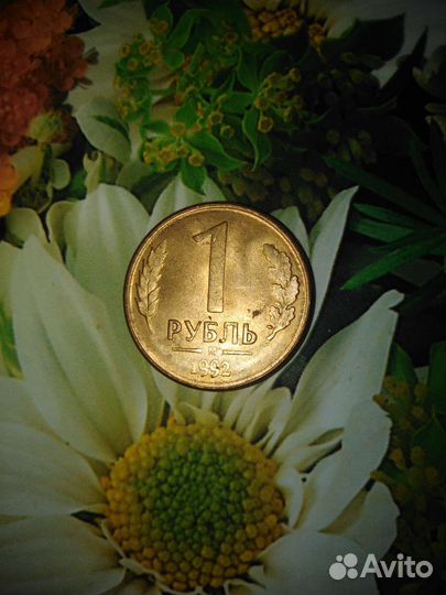 Монета 1 рубль 1992 года