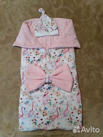 Конверт на выписку для девочки лето