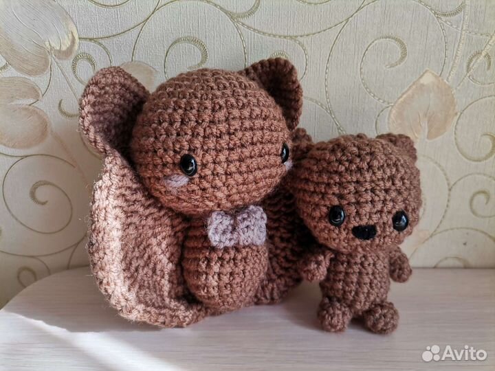 Мягкие вязаные игрушки