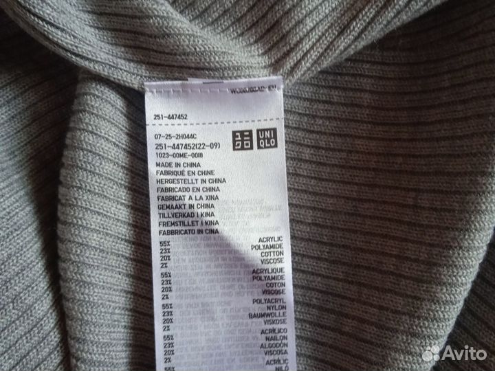 Водолазка женская uniqlo М