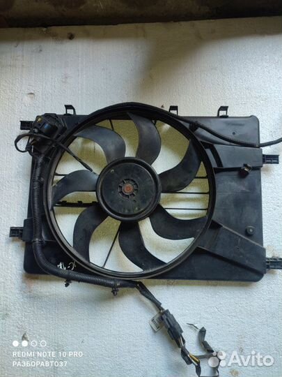Вентилятор охлаждения радиатора Chevrolet Cruze