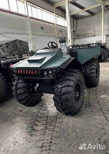 Квадроцикл переломка Grizzly (Снегоболотоход)