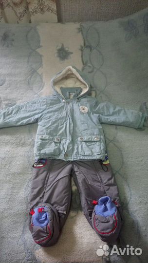 Тёплые куртки, штаны до 4лет