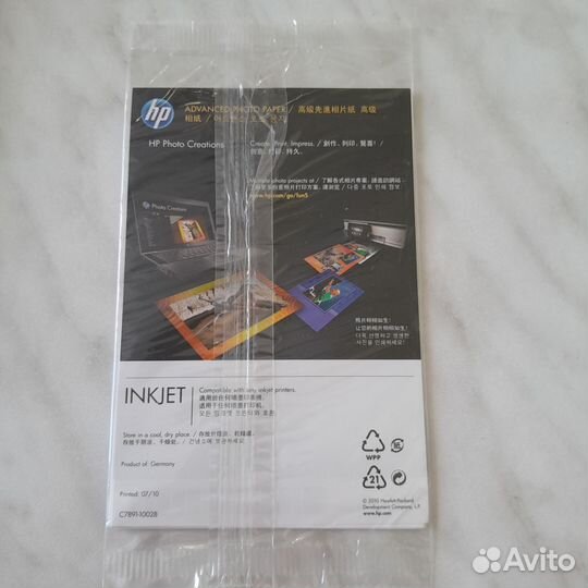Фотобумага hp advanced