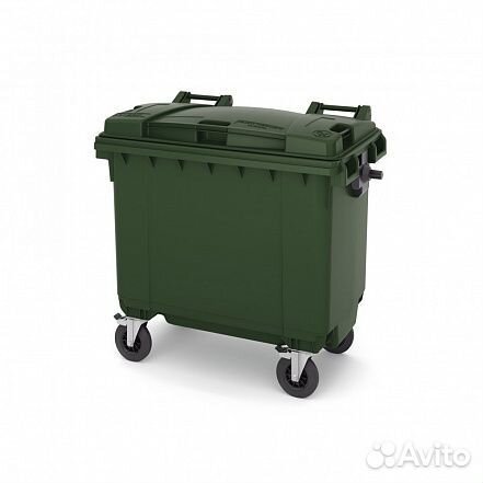 Евроконтейнер для мусора 770 л на колесах