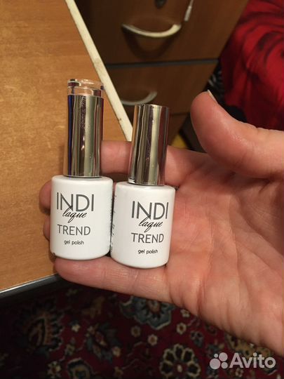 Гель лак для ногтей indi 6 флаконов