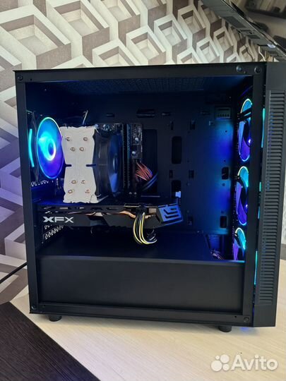 Игровой i5-7400/RX580.8/16RAM/SSD120+240