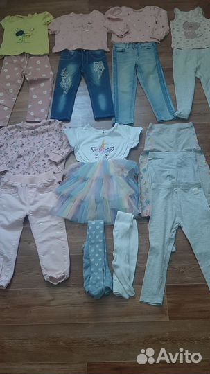 Вещи пакетом на девочку 92 98