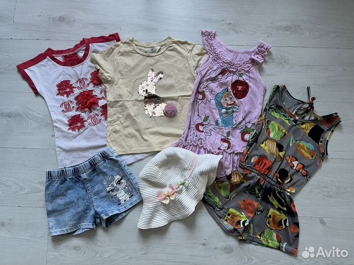 Пакет вещей на девочку 4-5 лет