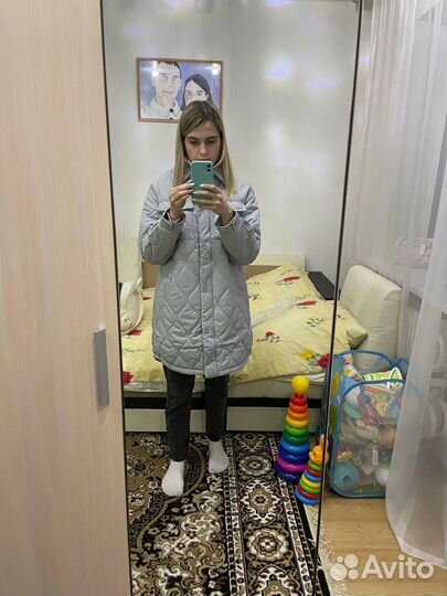 Стеганое пальто