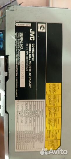 Магнитола JVC