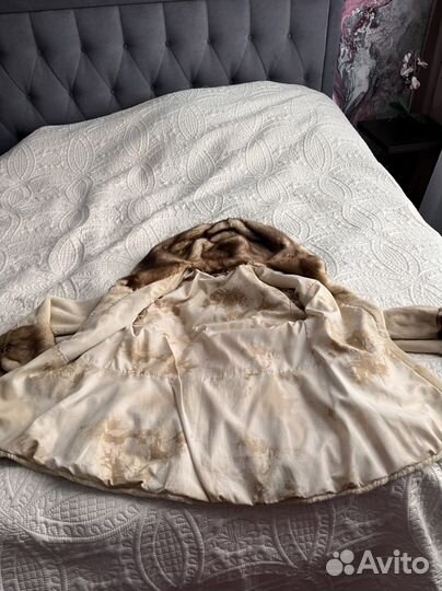 Шуба норковая с капюшоном 42 44