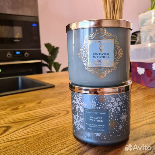 Свеча Bath and Body Works. Sweater Weather