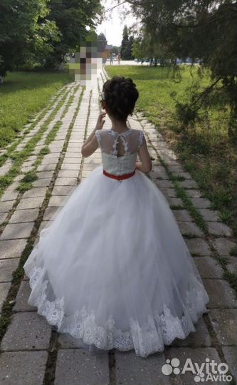 Вечернее платье в пол для девочки