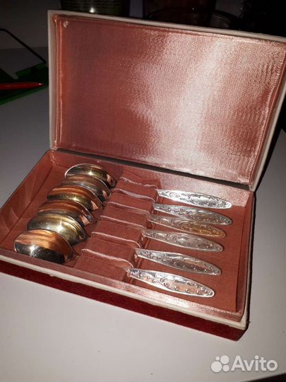 Ложки чайные винтаж мнц мельхиор СССР