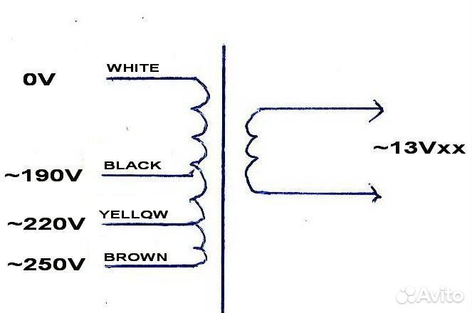Трансформатор 220 на 12 вольт