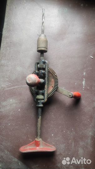 Дрель советская ручная СССР