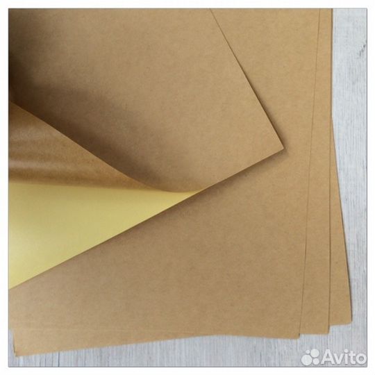 Самоклеящаяся бумага Крафт А4