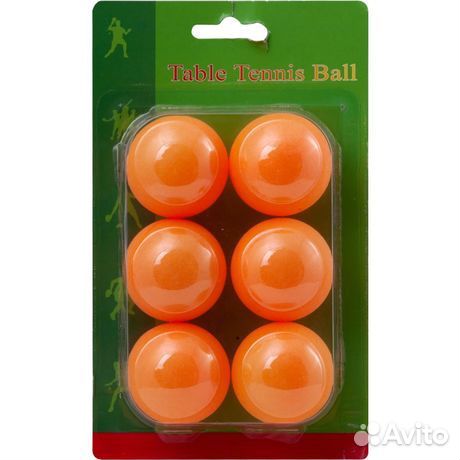 Шарики для настольного тенниса 6 шт