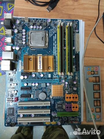 Материнская плата gigabyte 775