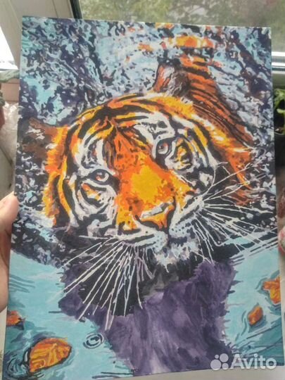 Тигр картина