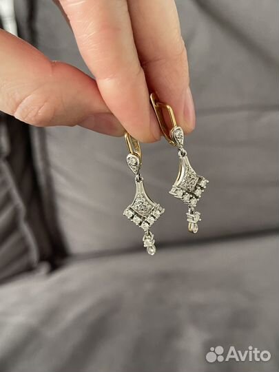 Золотые серьги