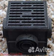 Дождеприемник черный 300*300мм дпп-30.30-пп