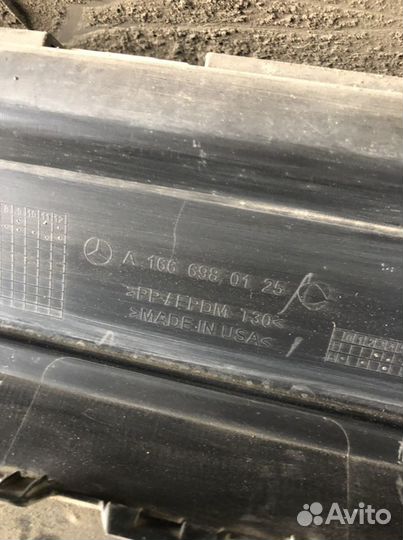 Накладка порога mercedes ml 166