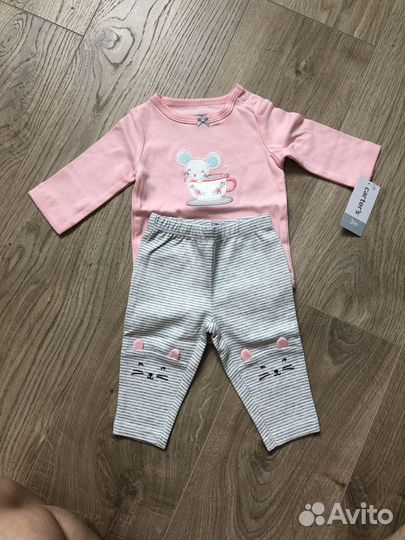 Комплект Carter’s новый 3м