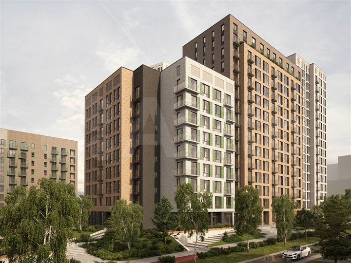 2-к. квартира, 59,1 м², 4/9 эт.