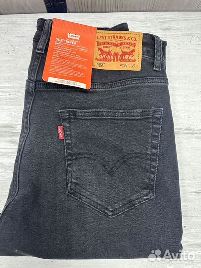 Джинсы Levis 502. Бананы. Серые. W29-36/L30