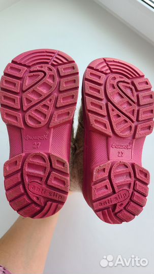 Валенки для девочки 27 размер