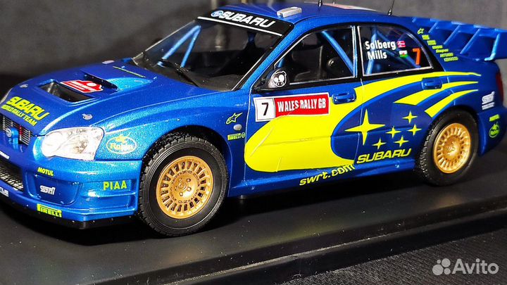 Масштабная модель 1/24 subaru Impreza S9 WRC