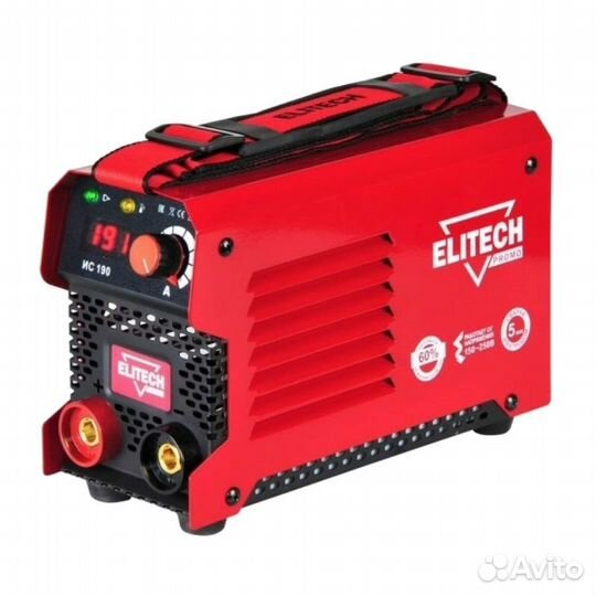 Сварочный инвертор Elitech promo ис 190