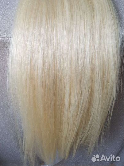 Натуральные волосы 55 см блонд