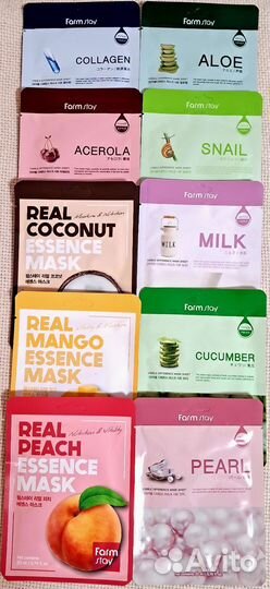 Корейские тканевые маски для лица