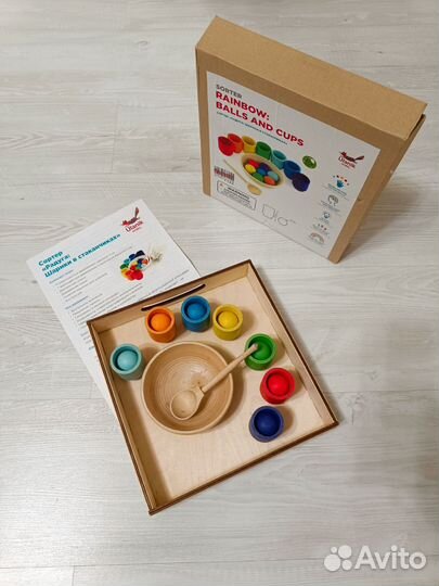 Деревянный сортер монтессори