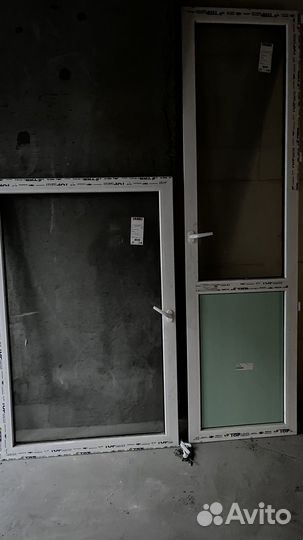 Балконная дверь с окном бу