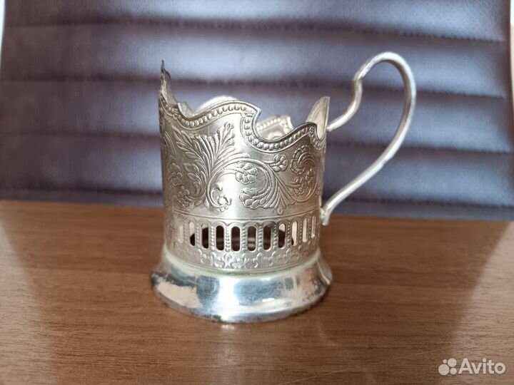 Подстаканники мельхиоровые посеребренные СССР