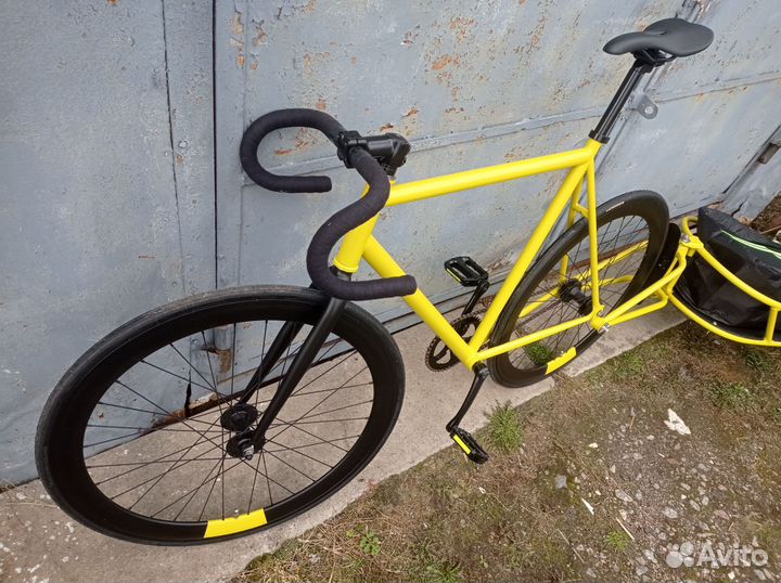 Шоссейный велосипед сингл/фикс / Велоприцеп