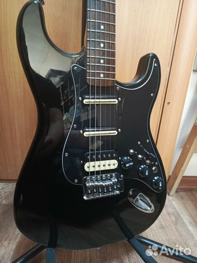 Электро гитара Squier Fender Stratocaster чёрный
