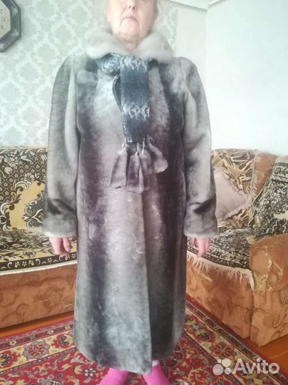 Шуба мутоновая 56-58