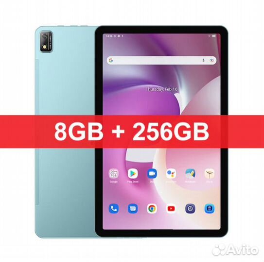 Планшет blackview Tab 16 LTE 8+256. Новый