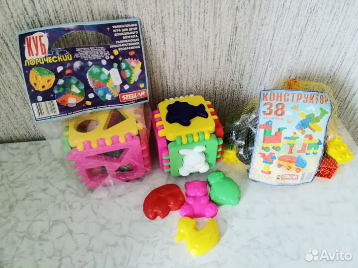 Логический куб Весёлые зверята