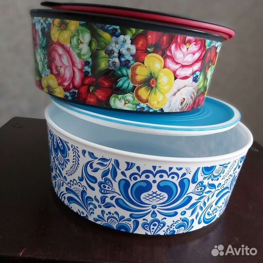 Посуда tupperware новая,акваконтроль круглая